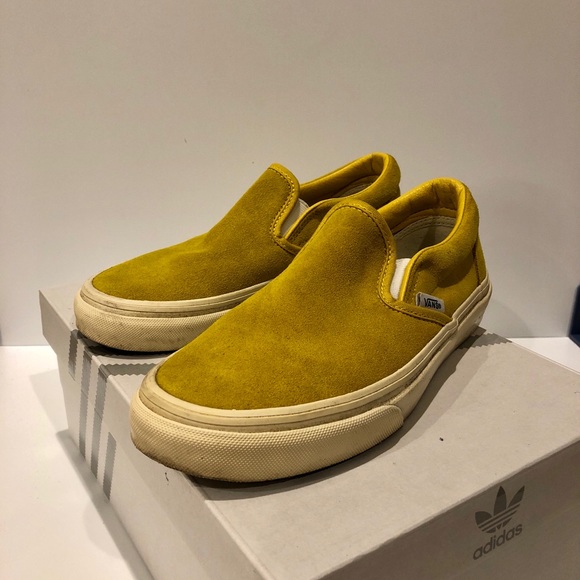 yellow suede vans